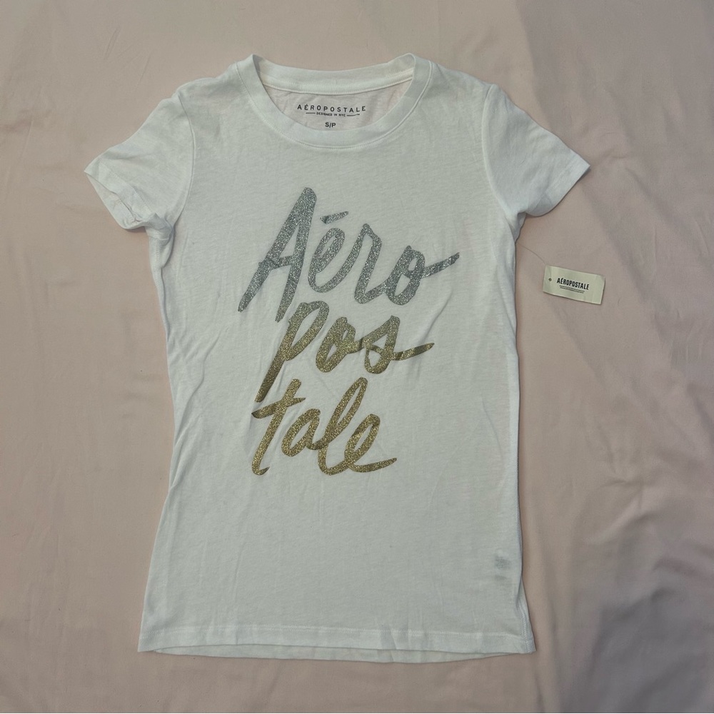 Women’s Aeropostale White Top – Size Small